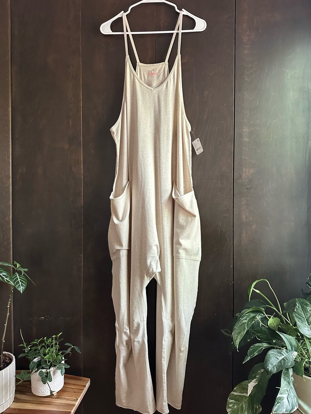 FP Movement by Free People Hot Shot Onesie - Heather Oatmeal